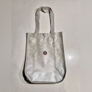 lululemon athletica Cream Tote with Red Logo